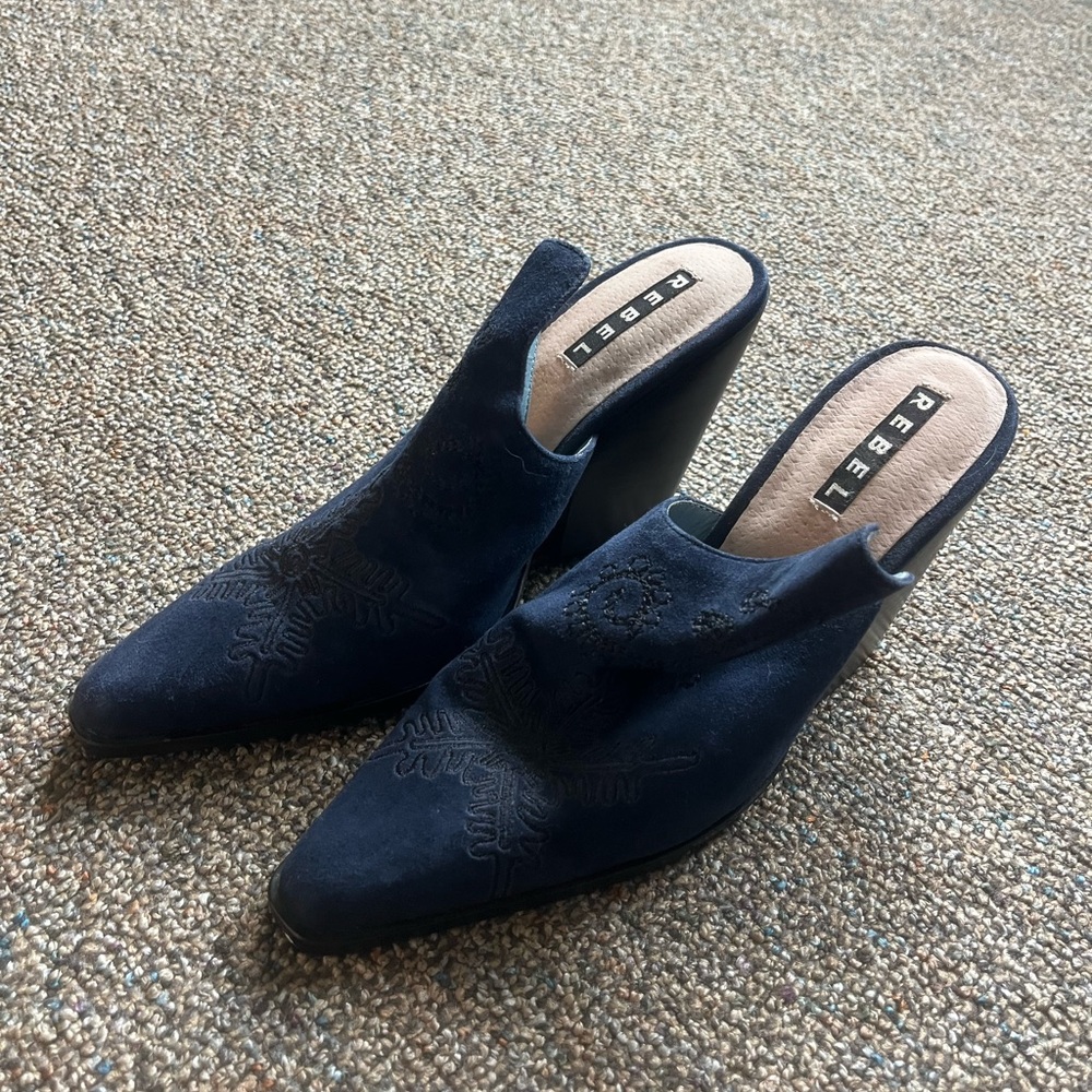 Navy Blue Heels